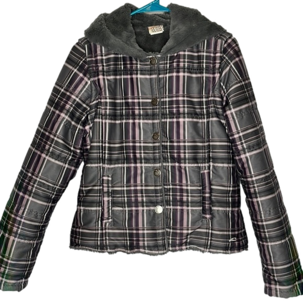 O’NEILL girls jacket that sleeves zip off to a vest, size large